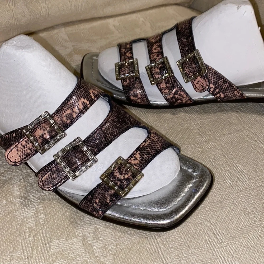 Donald J. Pliner snakeskin print